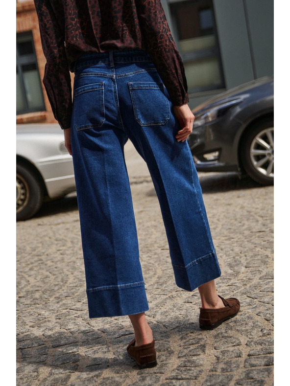 Moodo Дънки culotte тъмносини Moodo
