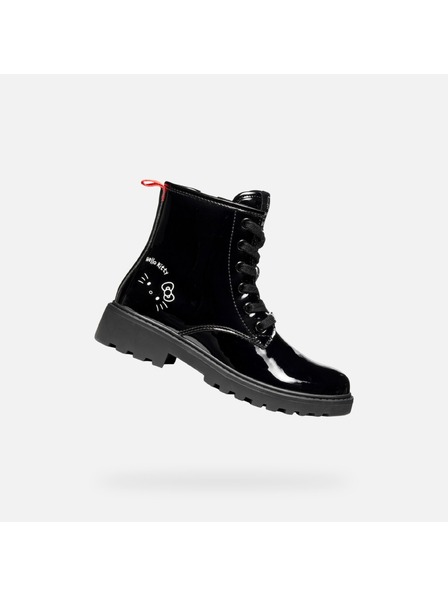 Geox Черни детски анкъл обувки Geox Casey