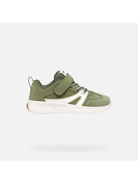 Geox Зелени детски barefoot тенисни обувки Geox Foot-run
