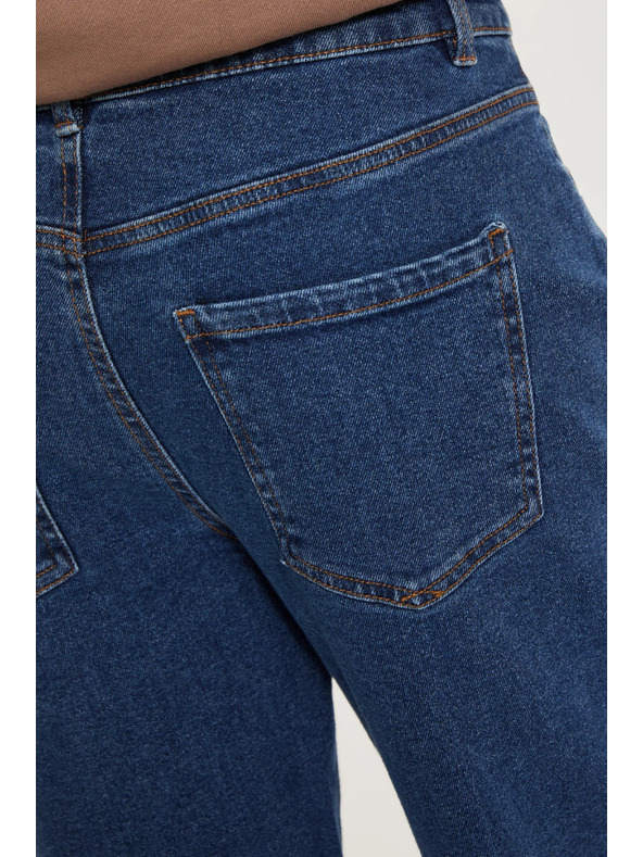 Moodo Дънки mom fit тъмносини Moodo