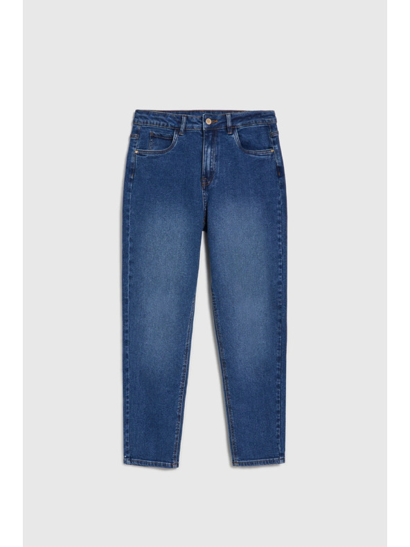 Moodo Дънки mom fit тъмносини Moodo