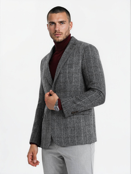 Ombre Clothing Сако M166 – сиво Ombre Clothing