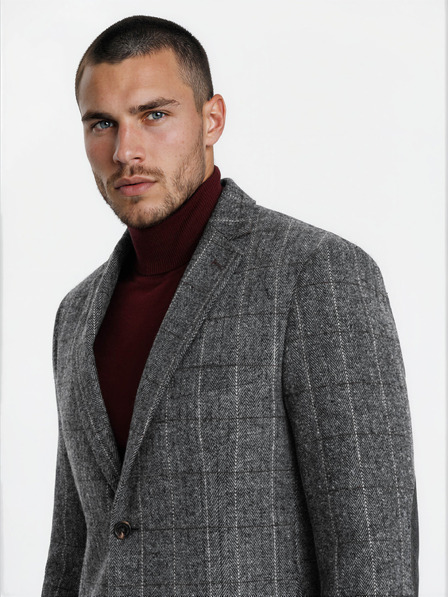 Ombre Clothing Сако M166 – сиво Ombre Clothing