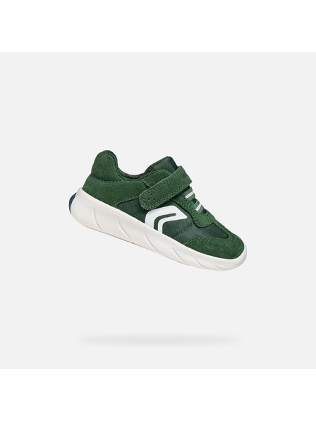 Geox Зелени детски barefoot тенисни обувки Geox Foot-run