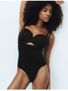 Marks & Spencer Оформящо безшевно боди Own Bra Body Marks & Spencer черна