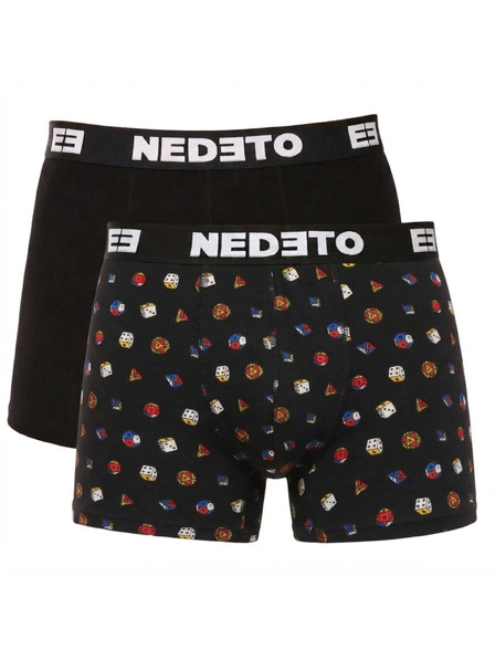 Nedeto Комплект от две - мъжки боксерки Nedeto многоцветни
