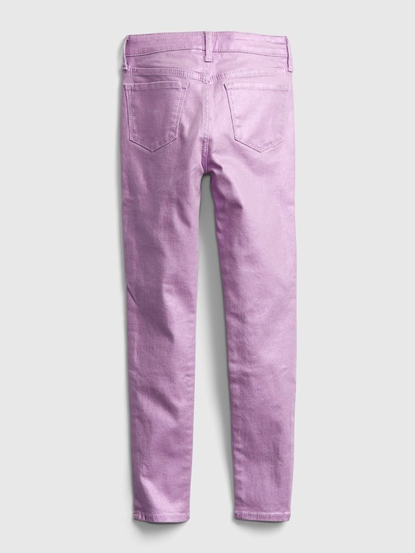 GAP Детски дънки High Rise Foil Jeggings Stretch GAP