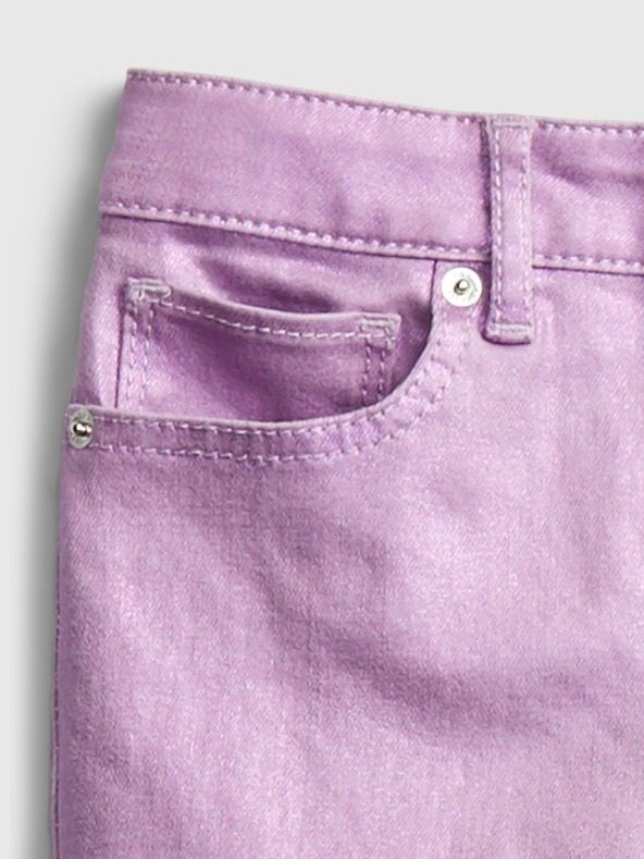 GAP Детски дънки High Rise Foil Jeggings Stretch GAP