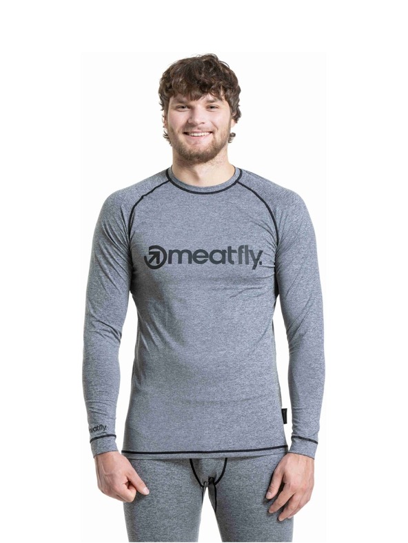 Meatfly Meatfly мъжка термо тениска Avery Charcoal Heather