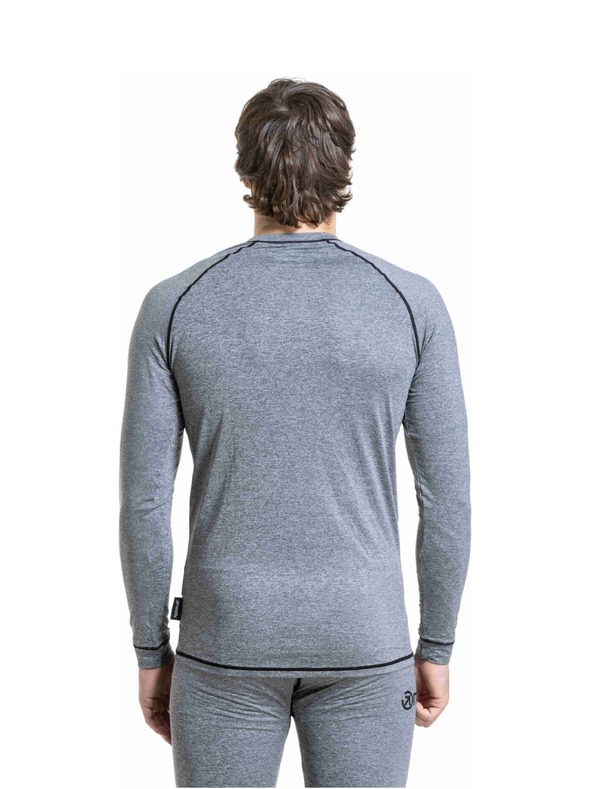 Meatfly Meatfly мъжка термо тениска Avery Charcoal Heather