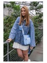 Charm London Чанта Charm London Odeon 22172 Light grey