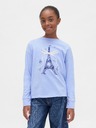 GAP Детска oversize тениска с лого Gap & Disney GAP