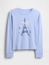 GAP Детска oversize тениска с лого Gap & Disney GAP