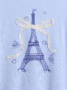GAP Детска oversize тениска с лого Gap & Disney GAP