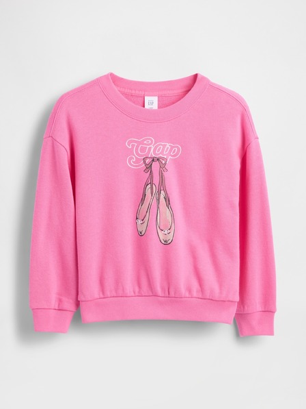 GAP Бебешки суитшърт с логото на GAP