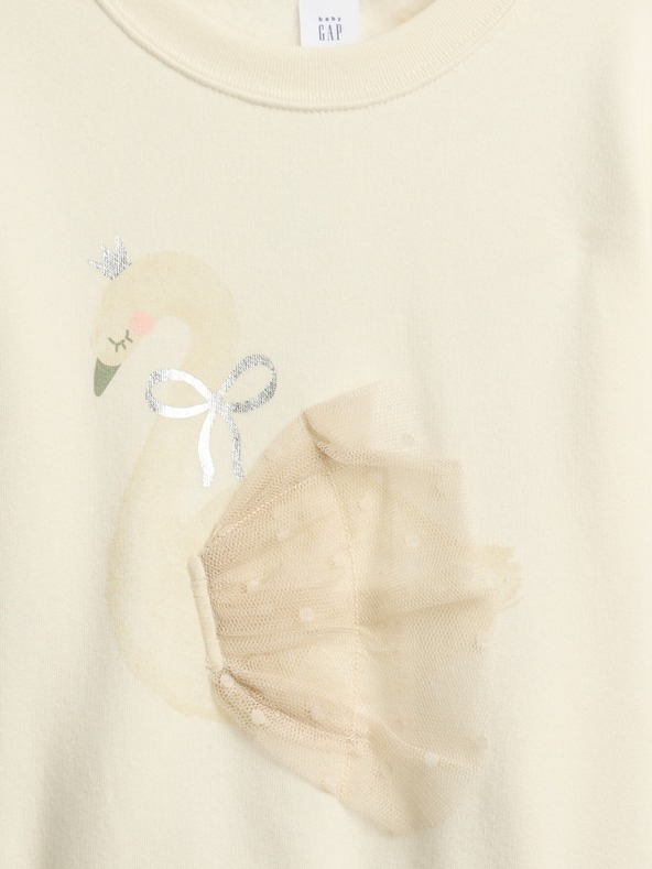 GAP Бебешки oversize суитшърт GAP