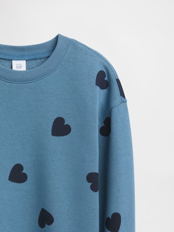 GAP Бебешки суитшърт с логото на GAP