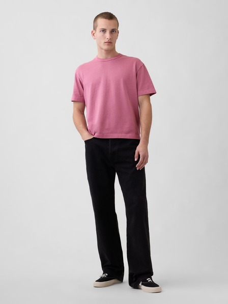 GAP Скъсена унисекс тежка тениска GAP