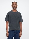 GAP Скъсена унисекс тежка тениска GAP
