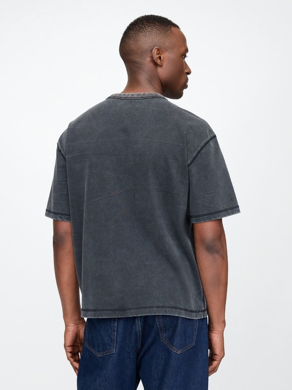 GAP Скъсена унисекс тежка тениска GAP