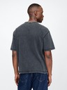 GAP Скъсена унисекс тежка тениска GAP