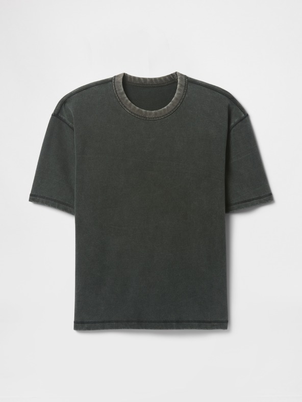 GAP Скъсена унисекс тежка тениска GAP
