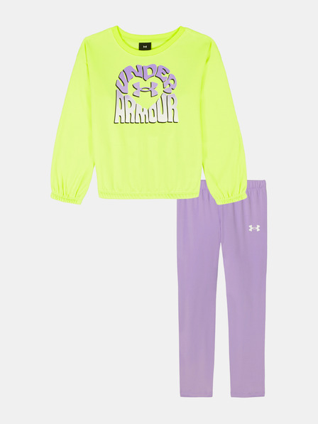 Under Armour Момичешки комплект Under Armour UA CREWNECK LEGGING SET