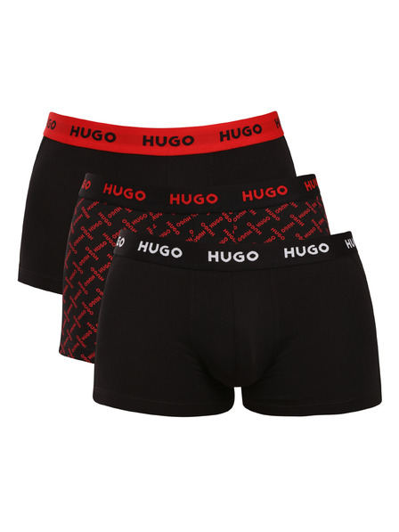 HUGO Комплект три - мъжки боксерки HUGO многоцветни