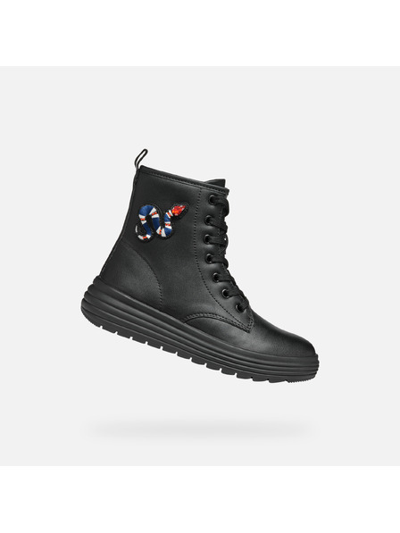 Geox Черни момичешки ankle обувки Geox Phaolae