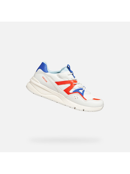 Geox Бели детски кецове Geox Rooner