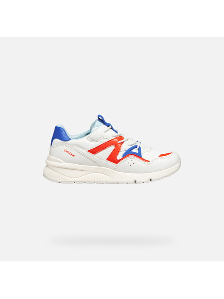Geox Бели детски кецове Geox Rooner