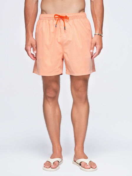 Ombre Clothing Мъжки плувни костюми от тканина с матов復 - пастелно оранжеви V3 OM-SRSS-0216 Ombre Clothing