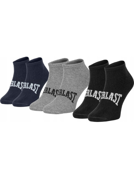 Everlast Комплект от три - чорапи Everlast до глезена многоцветни