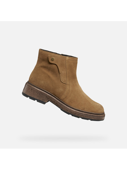 Geox Кафяви дамски боти Geox Swelen