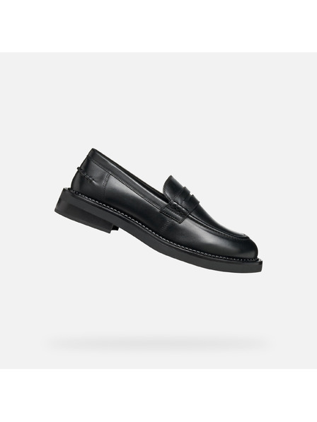 Geox Черни дамски мокасини Geox Serilda