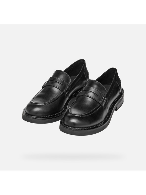 Geox Черни дамски мокасини Geox Serilda