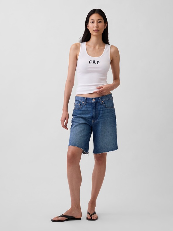 GAP Ребрест потник с лого на GAP