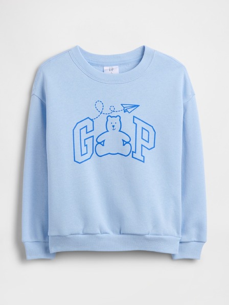GAP Бебешки суитшърт с логото на GAP