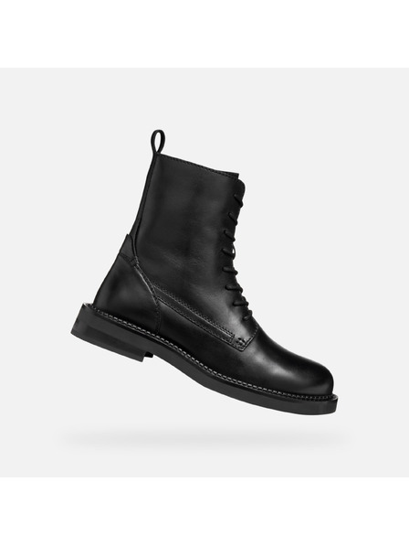 Geox Черни дамски обувки за глезена Geox Serilda