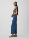 GAP Дънки High Rise Wide-Leg Crop GAP