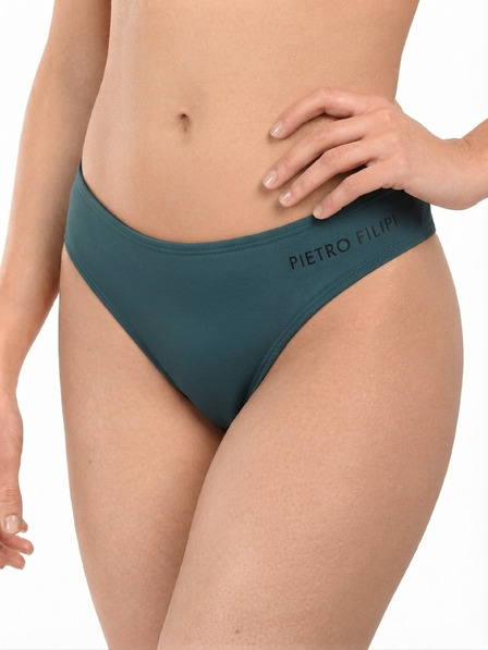 Pietro Filipi Дамски менструални бански костюм Pietro Filipi Femme нисък heavy петролен долен дял