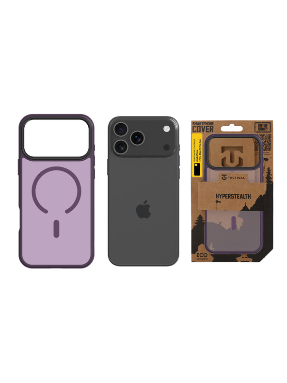 Tactical Tactical MagForce Hyperstealth Кейс за Apple iPhone 17 Pro Max/18 Pro Max Burgundy Smoke
