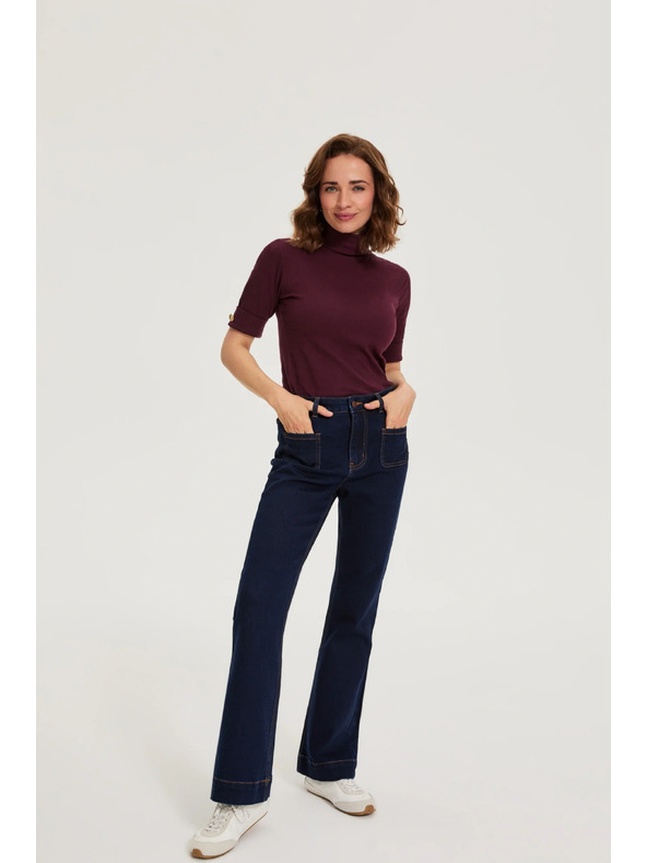 Moodo Bootcut дънки тъмно синьо Moodo
