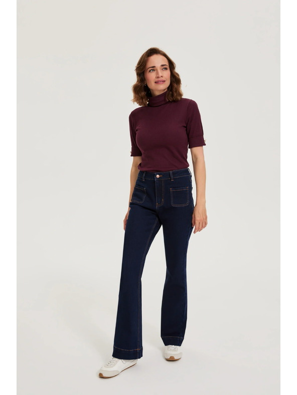 Moodo Bootcut дънки тъмно синьо Moodo