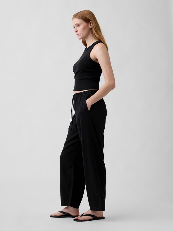 GAP Ленени широки панталони GAP