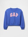GAP Бебешки суитшърт с голям размер и лого GAP
