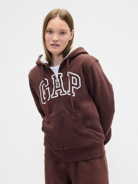 GAP Топъл суитшърт Logo Sherpa GAP