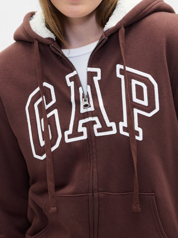 GAP Топъл суитшърт Logo Sherpa GAP