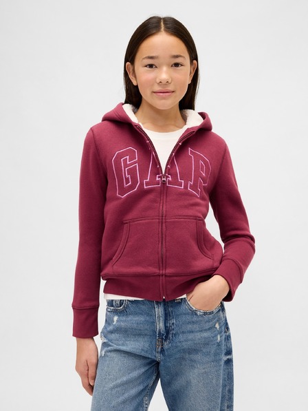 GAP Детски затоплен суитшърт Logo Fleece GAP