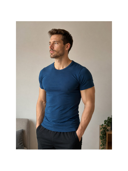 VoXX Мъжка функционална тениска VoXX MerinoWool синя